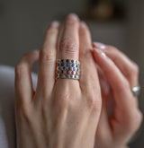 Chakra Ring Silver