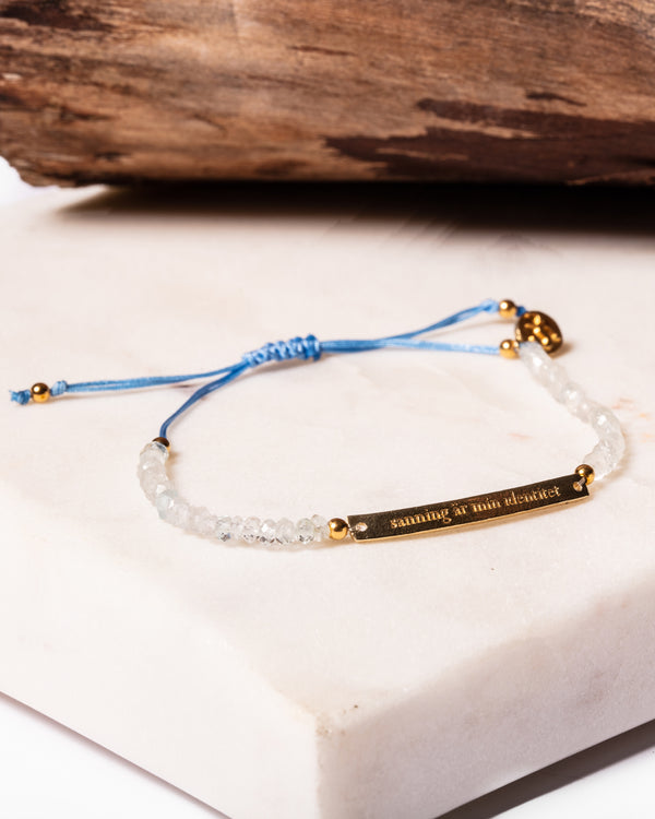 Chakra Bracelet in Aquamarine
