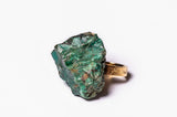 Raw Miracles Ring in Chrysocolla Size 7.5