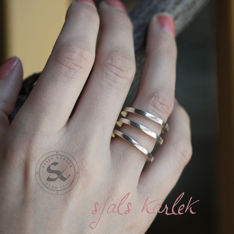 Circle Ring w/ Sun Symbol