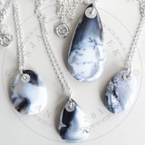 Wonderland Necklace in Dendritic Agate