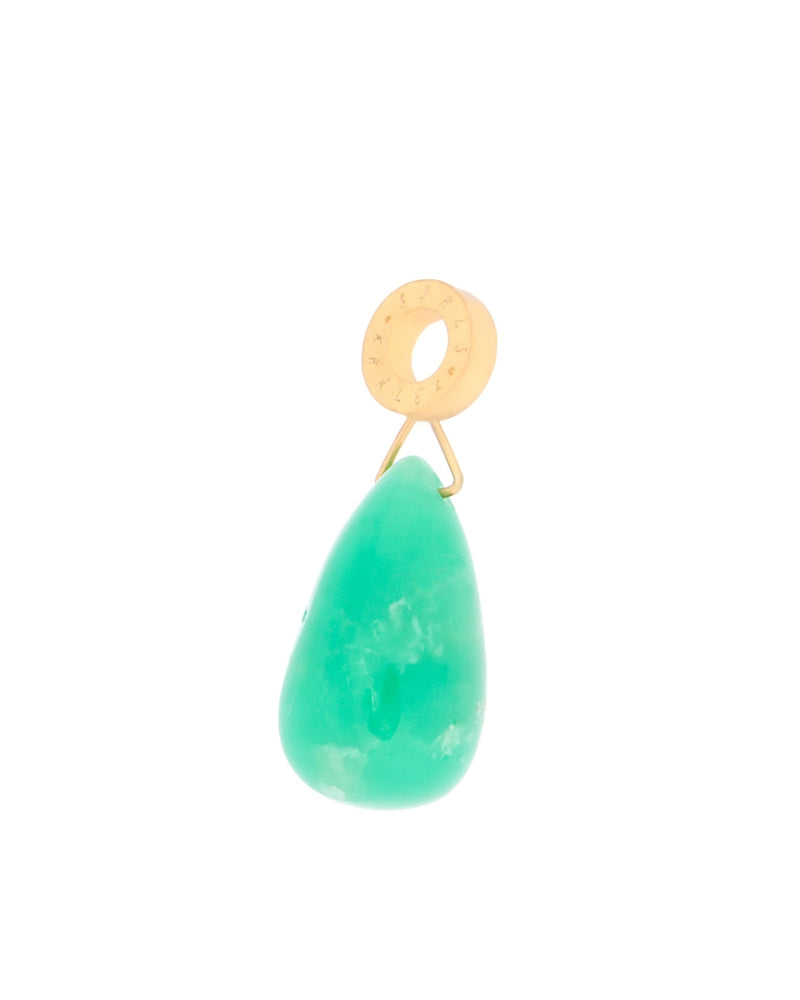 Crystal Finder in Chrysoprase