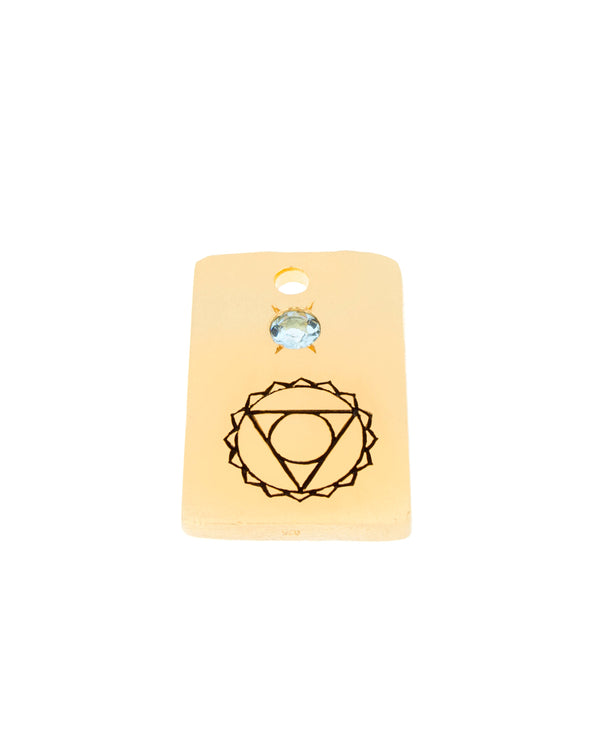 Vishuddha Chakra Finder in Aquamarine