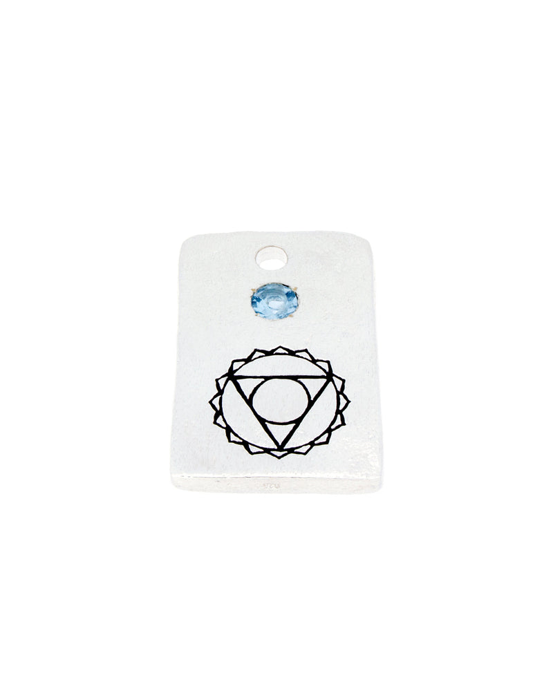 Vishuddha Chakra Finder in Aquamarine