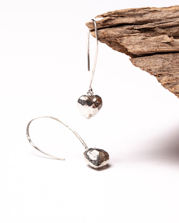 Strong Heart Long Earrings