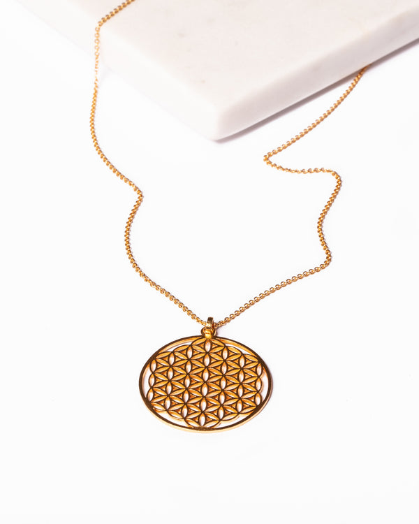 Flower Of Life Long Necklace