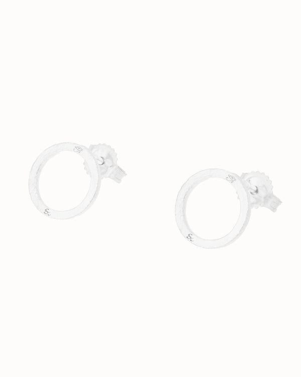 Horus Eye Symbol Circle Earrings