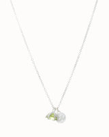 August Birthstone Necklace in Peridot