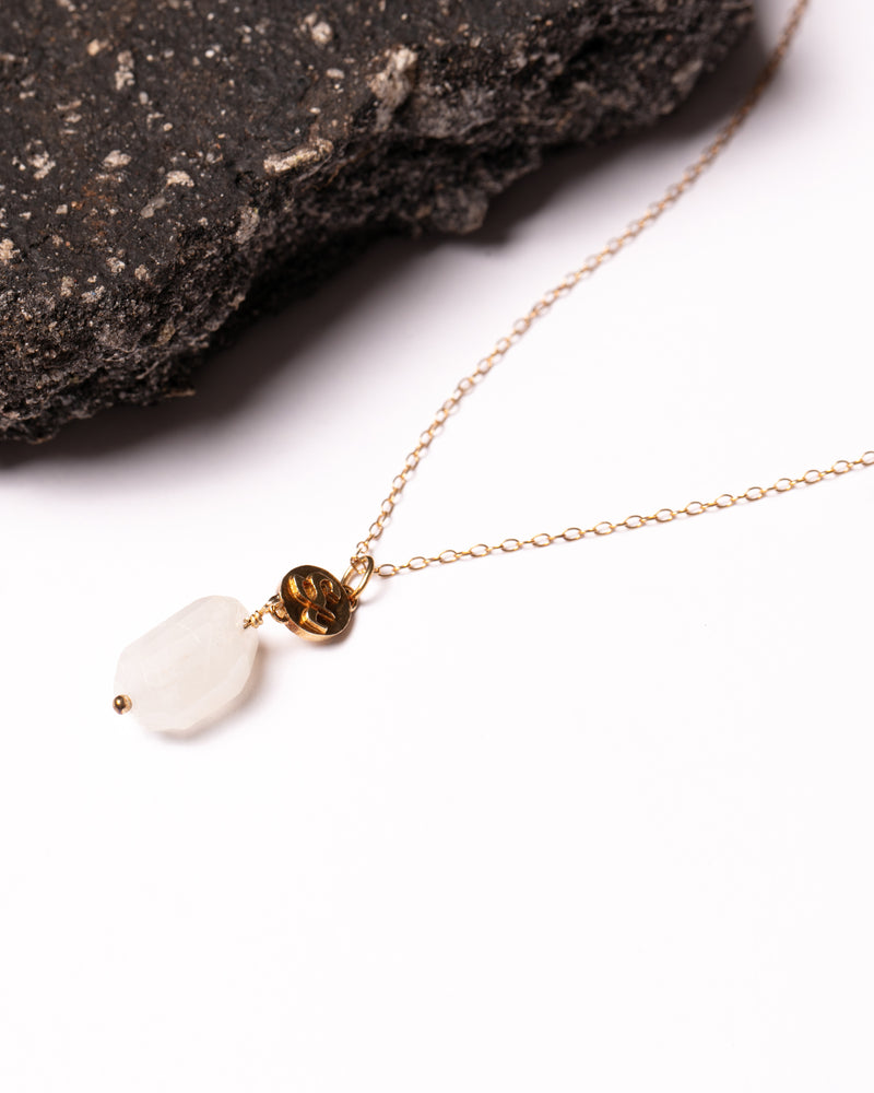 Chandra Necklace in Moonstone