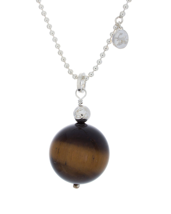 Global Necklace in Tiger's Eye