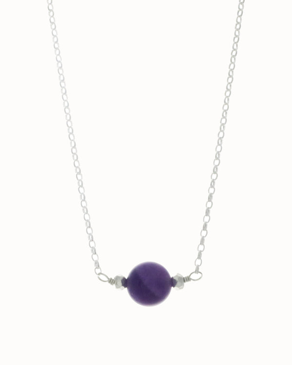 Stardust Necklace in Amethyst