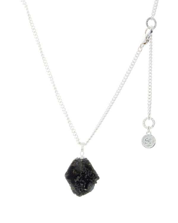 The Amulet of Strength Necklace in Black Tourmaline