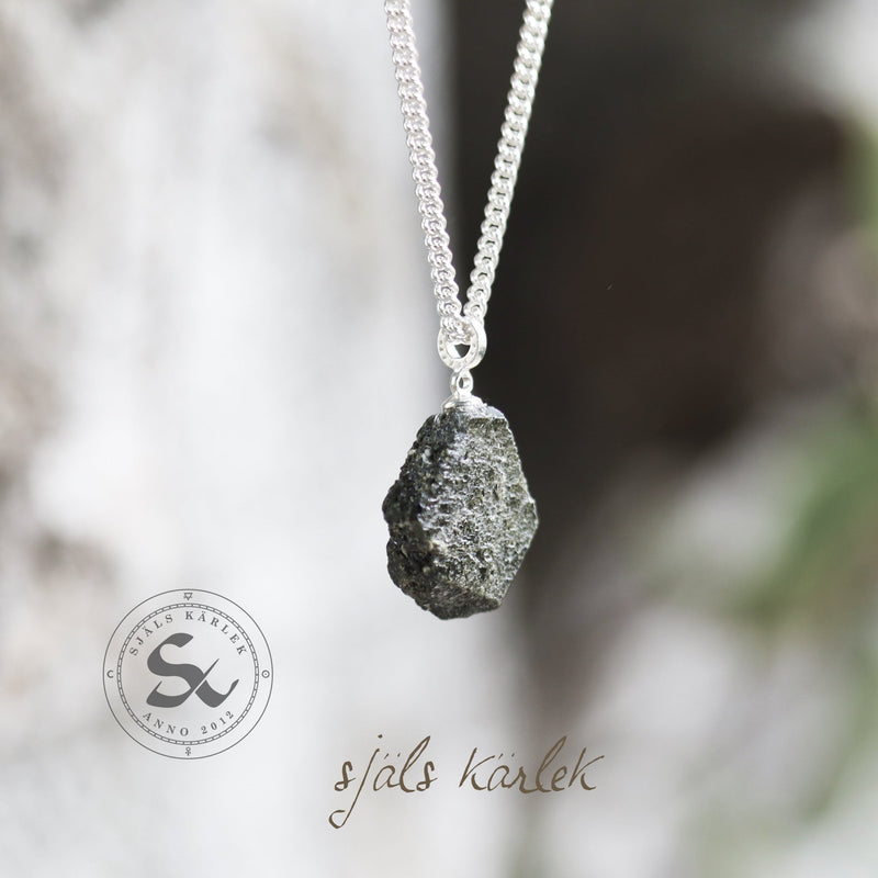 The Amulet of Strength Necklace in Black Tourmaline