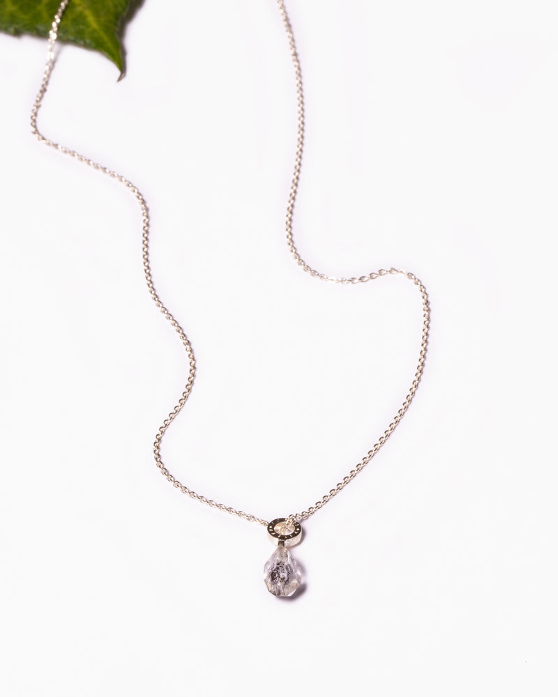 Brilliant Sparkle Necklace in Herkimer Diamond