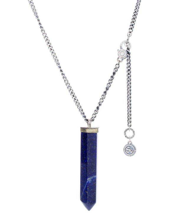 Satyam Chit Necklace in Lapis Lazuli