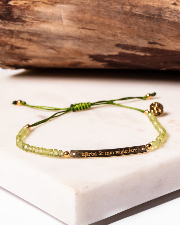 Chakra Bracelet in Peridot