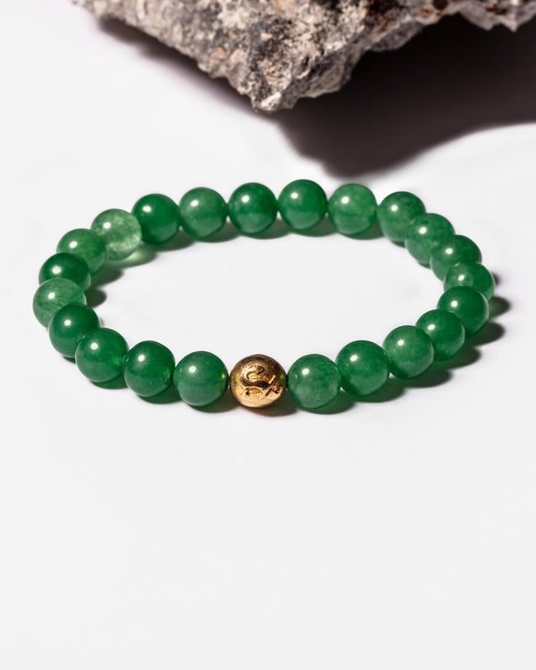Bandhu Bracelet in Green Aventurine