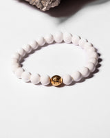 Bandhu Bracelet in White Agate