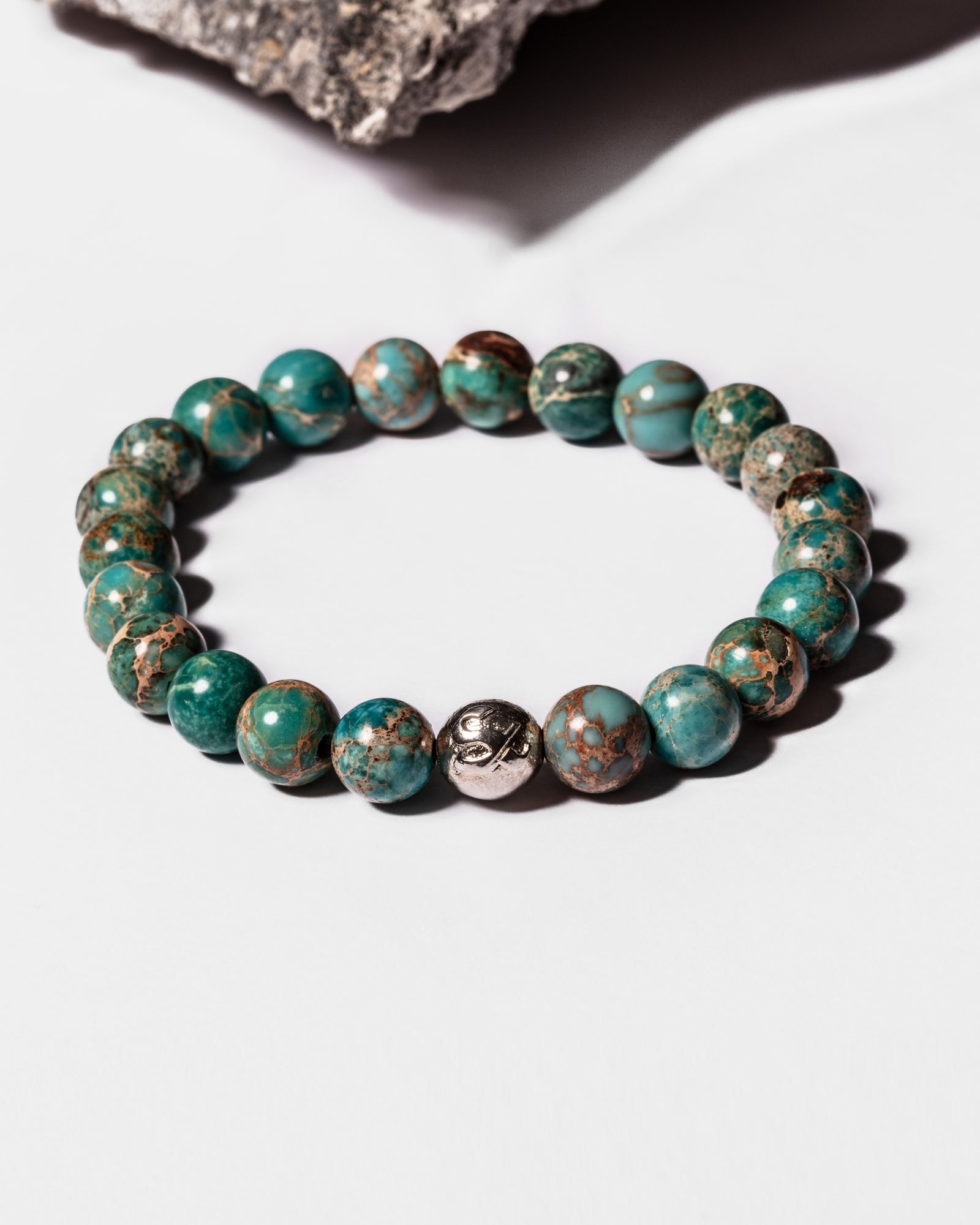 Natural Variscite Crystal Bead Bracelet – SJÄLS KÄRLEK