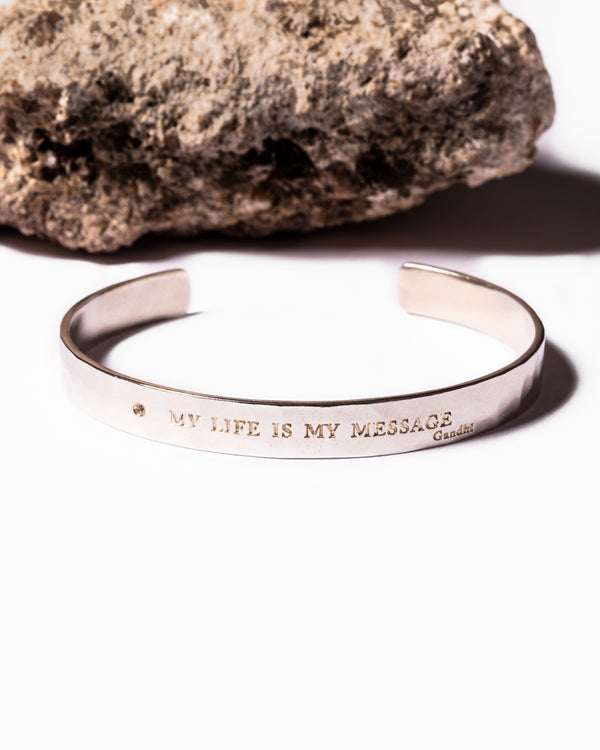 Statement Message Bracelet