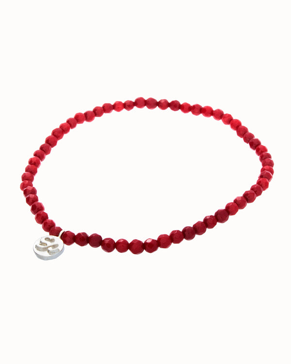 Abhijna Bracelet in Red Coral