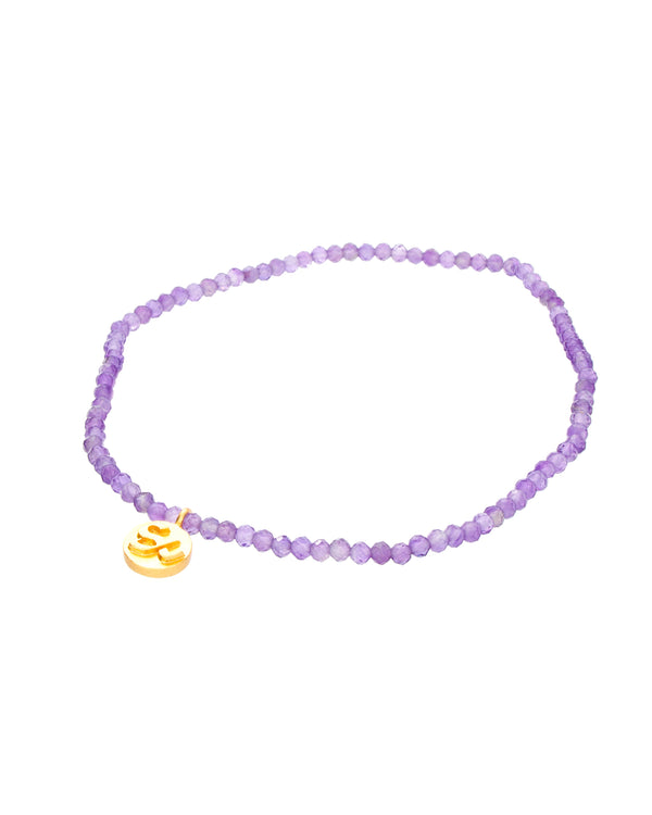 Mnenomics Bracelet in Amethyst