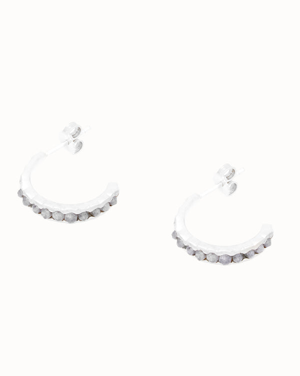 Asaya Bija Earrings in Raw Diamond