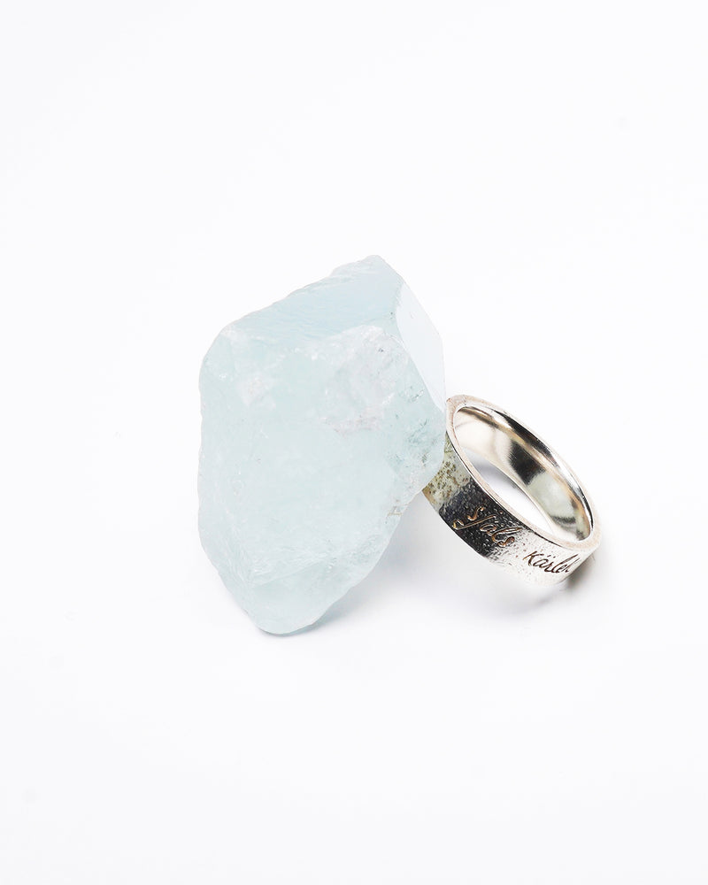 Raw Miracles Ring in Aquamarine Size 7