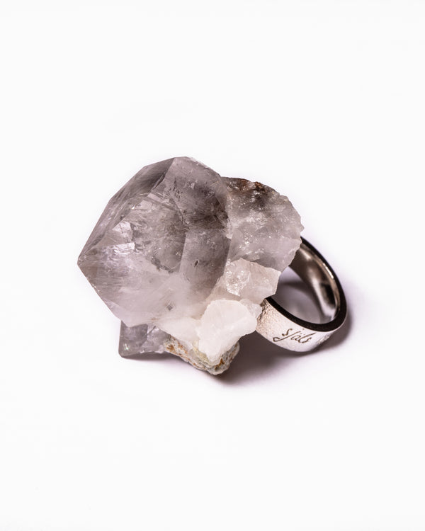 Raw Miracles Ring in Quartz Size 7