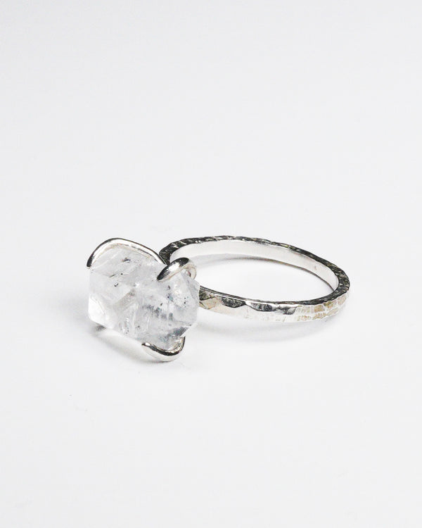 Brilliant Sparkle Ring in Herkimer Diamond