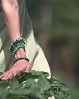 Bandhu Bracelet in Malachite